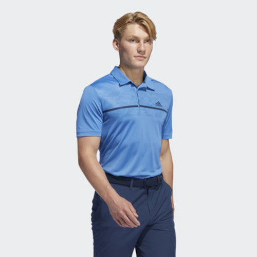 golfpolo Primegreen heren polyester lichtblauw maat XS