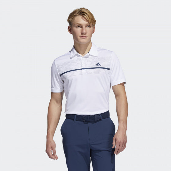golfpolo Primegreen heren polyester wit maat XL