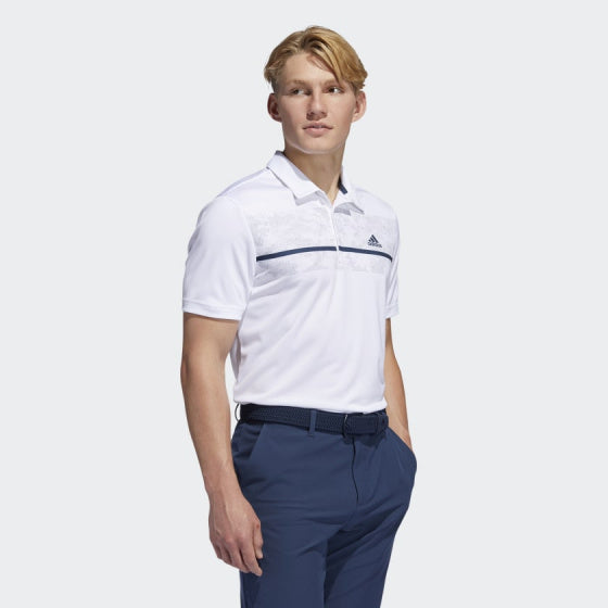 golfpolo Primegreen heren polyester wit maat XL