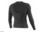shirt rashguard Closefit lange mouw heren zwart mt XS