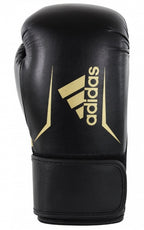 Speed 100 bokshandschoenen zwart/goud maat 10 oz