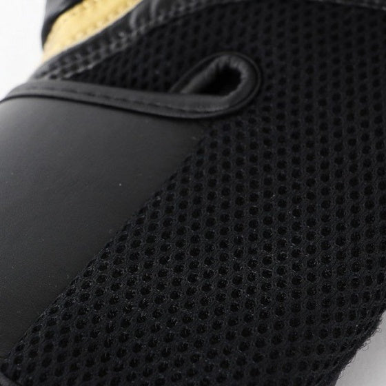 Speed 100 bokshandschoenen zwart/goud maat 10 oz