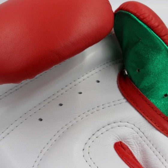 Speed Pro bokshandschoenen rood/groen maat 16 oz