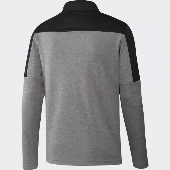 sweatshirt 1/4 Zip Lightweight polyester grijs maat XL