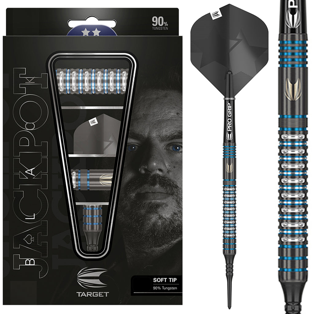 Softtip Target Adrian Lewis Black 90% 18g