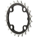 Fsa kettingblad zwart alu 22 tands 22t/64mm  4-punts 8/9 speed