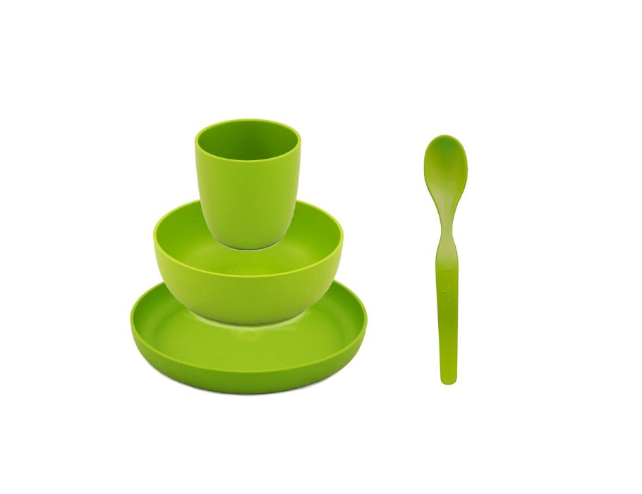 Ajaa Servies Geschenkset Bioplastic Groen