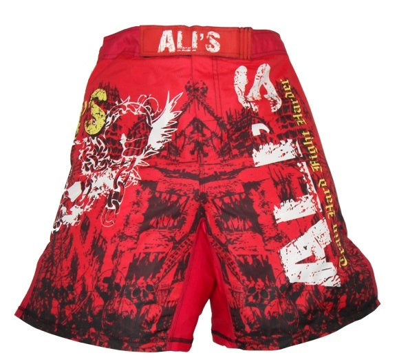 fightshort MMA unisex rood maat 30