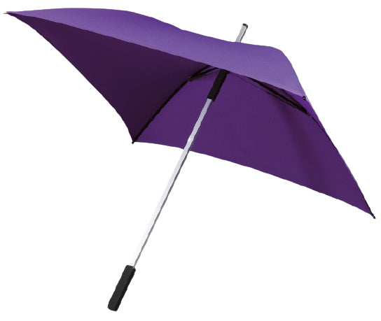 All square Paraplu handopening 94 cm polyester paars
