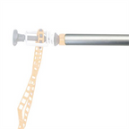Aluminium Koker voor Achtergrondrollen 235 cm x 5,5 cm x 2,5 mm