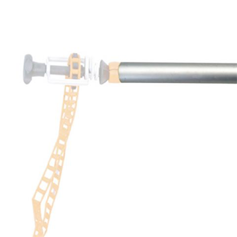 Aluminium Koker voor Achtergrondrollen 235 cm x 5,5 cm x 2,5 mm