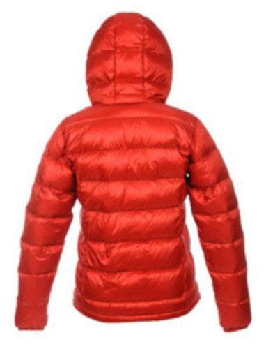 donsjas Atsana dames nylon/dons rood/grijs maat XS