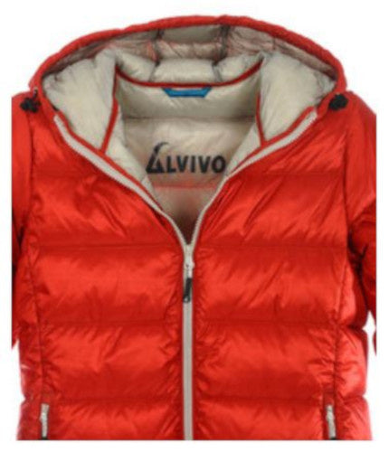 donsjas Atsana dames nylon/dons rood/grijs maat XS