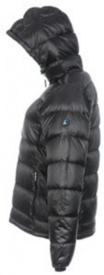 donsjas Atsana dames nylon/dons zwart maat S