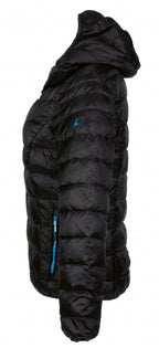 donsjas Belfast dames nylon zwart/blauw maat 3XL