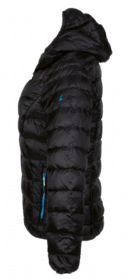 donsjas Belfast dames nylon zwart/blauw maat 3XL
