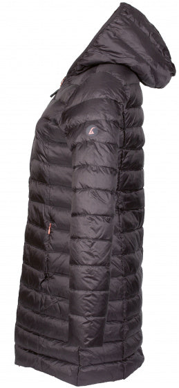 donsjas Minsk dames nylon grijs/roze maat XS