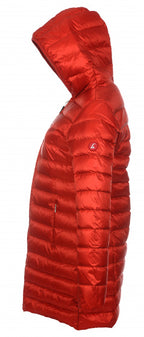 donsjas Minsk dames nylon rood/grijs maat 3XL