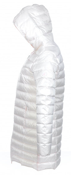 donsjas Minsk dames nylon wit/roze maat XXL