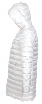 donsjas Minsk dames nylon wit/roze maat XS