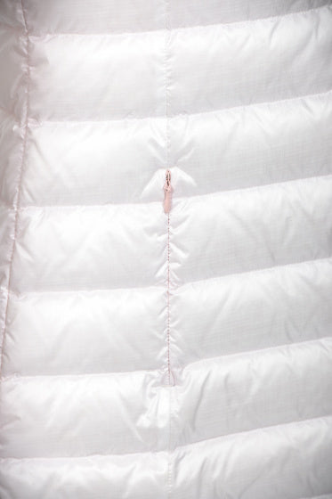 donsjas Minsk dames nylon wit/roze maat XXL