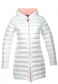 donsjas Minsk dames nylon wit/roze maat L