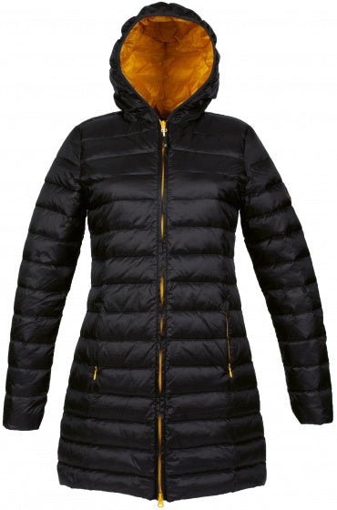 donsjas Minsk dames nylon zwart/goud maat 3XL