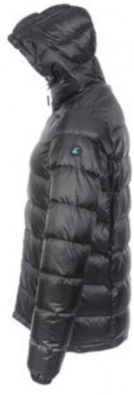 donsjas Nuuk heren nylon/dons zwart maat XS