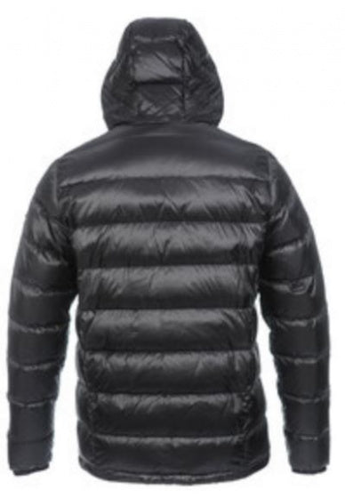 donsjas Nuuk heren nylon/dons zwart maat XL