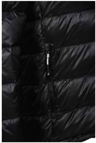 donsjas Nuuk heren nylon/dons zwart maat XL