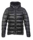 donsjas Nuuk heren nylon/dons zwart maat XL