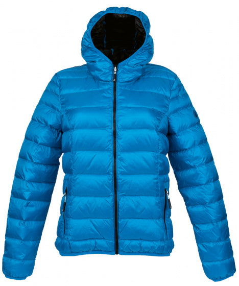 donsjas Belfast dames nylon blauw/zwart maat S
