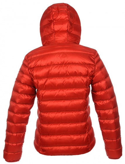 donsjas Belfast dames nylon rood/grijs maat 4XL