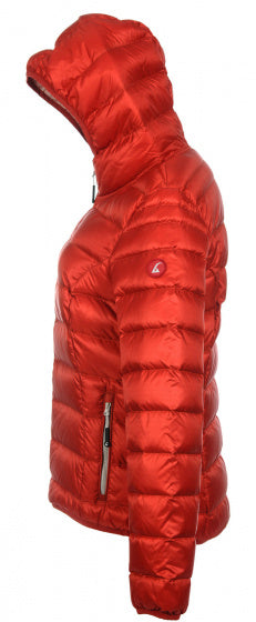 donsjas Belfast dames nylon rood/grijs maat 4XL