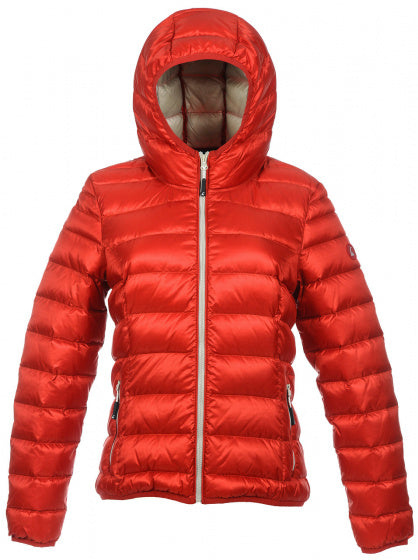 donsjas Belfast dames nylon rood/grijs maat 4XL