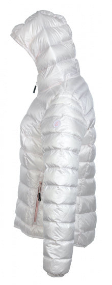 donsjas Belfast dames nylon wit/roze maat XS