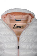 Alvivo Donsjas Belfast dames nylon wit/roze maat 3XL