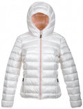 donsjas Belfast dames nylon wit/roze maat M