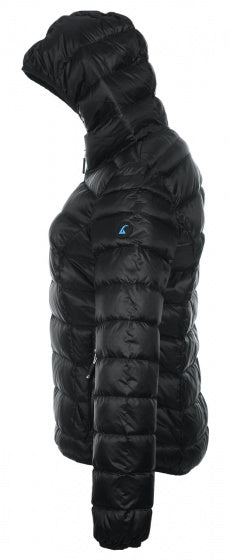 donsjas Belfast dames nylon zwart maat XXL
