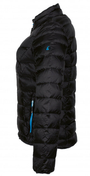 Alvivo Outdoorjack Helsinki dames dons/nylon zwart maat 3XL