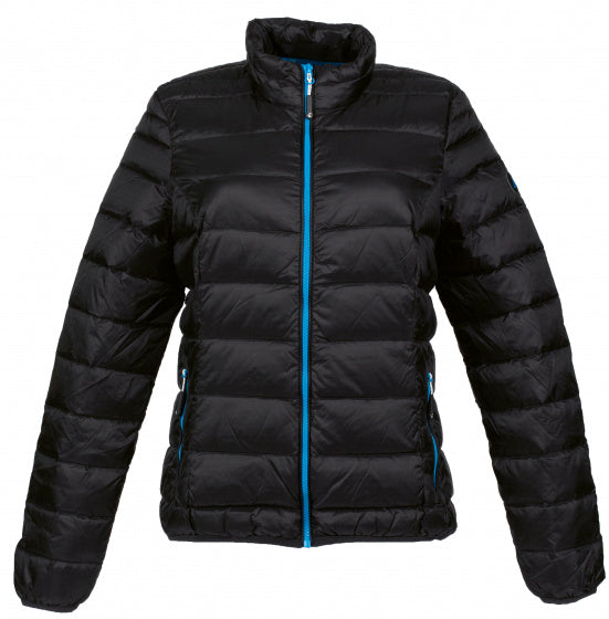 Alvivo Outdoorjack Helsinki dames dons/nylon zwart maat S