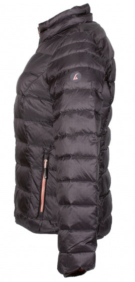 outdoorjack Helsinki dames nylon/dons bruin maat S