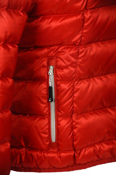 outdoorjack Helsinki dames nylon/dons rood maat 4XL