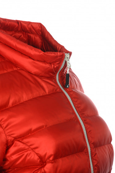 outdoorjack Helsinki dames nylon/dons rood maat L