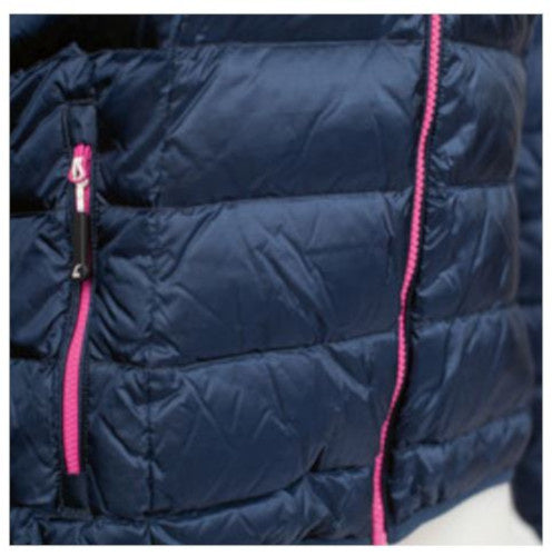 Alvivo Outdoorjas Aberdeen dames nylon blauw/roze maat 3XL