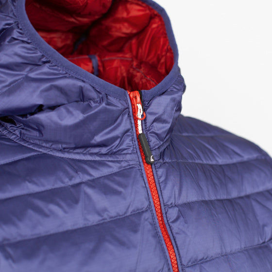 outdoorjas Dublin heren nylon/dons blauw maat S