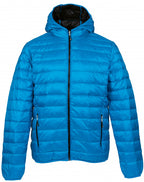 outdoorjas Dublin heren nylon/dons lichtblauw maat S