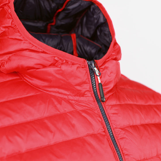 outdoorjas Dublin heren nylon/dons rood maat L