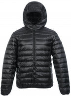 Alvivo Outdoorjas Dublin heren nylon/dons zwart maat S