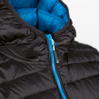 outdoorjas Dublin heren nylon/dons zwart/blauw maat 4XL